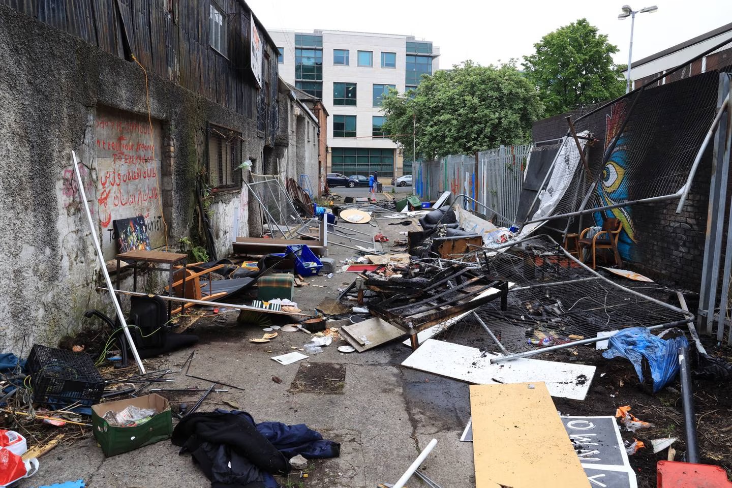 Another warning: Far-right arson attack on Sandwith Street refugee camp