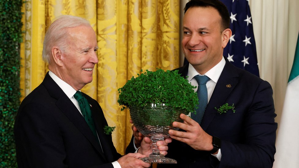 All parties should boycott White House on St. Patrick’s Day – don’t greenwash Genocide Joe!